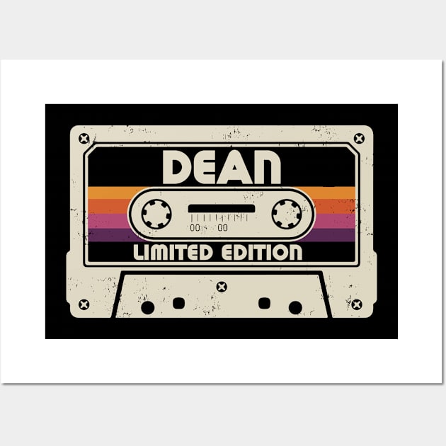 Dean Name Limited Edition Wall Art by Saulene